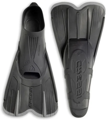 Miniatura 4 de Cressi - Aletas de natación cortas para adultos con bolsillo para pie completo y autoajustable - Perfectas para viajar - Agua Short: Fabricado