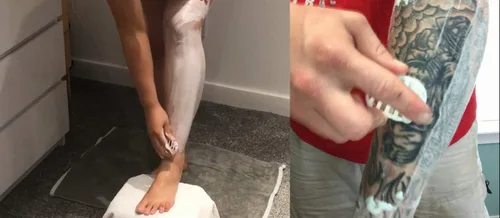 Miniatura 8 de OmniShaver Shave Butter - Crema de afeitar hidratante para hombres y mujeres Fórmula para piel sensible Tamaño de viaje 6 onzas Aloe, árbol