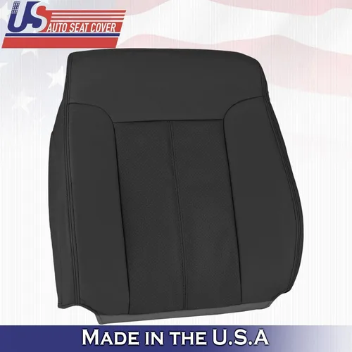 Miniatura 7 de Fundas de asiento autoSeatcover 2015 2016 para Ford F450 F550 Lariat - Fundas de asiento de cuero para conductor y pasajero, color negro