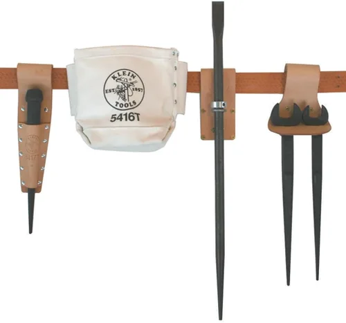 Miniatura 4 de Klein Tools 5459SLVR Soporte de barra de conexión con collar de bloqueo, fabricado en EE. UU