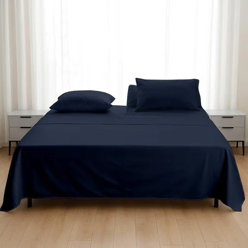 Miniatura 26 de Flex Head - Sábanas King para dormir con número de cama, juego de sábanas ultrasuaves de microfibra flexible de 4 piezas con división superior de 34