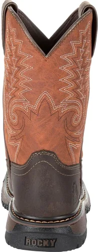 Miniatura 4 de Rocky Botas Ride FLX Western para niños, Marrón, talla única