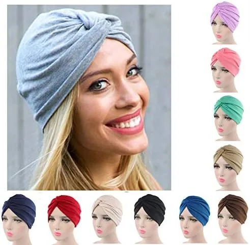Miniatura 2 de beauty YFJH Quimioterapia Sleep Turbante Bufanda Gorro Gorro Gorro para Paciente con Cáncer Pérdida de Cabello