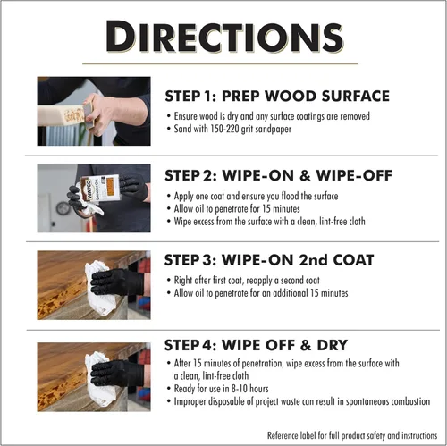 Miniatura 6 de Watco - Aceite danés de acabado para madera