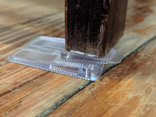 Miniatura 4 de Wobble Wedges Cuñas de plástico rígidas y flexibles, cuñas niveladoras para mejoras del hogar, niveladores de muebles, mesa e inodoro, cuñas