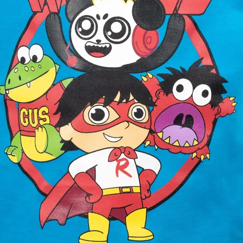 Miniatura 6 de RYANS WORLD Conjunto de camiseta estampada y pantalones cortos de malla