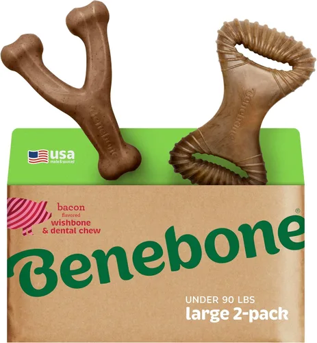 Miniatura 31 de Benebone - Paquete de 4 juguetes para masticar pequeños para perros agresivos, fabricados en Estados Unidos, para perros de 13.6 kg y menos