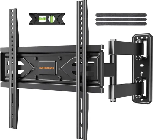 Miniatura 10 de IWORKBOARD 32+ 40 pulgadas Soporte de pared para TV de movimiento completo para televisores y monitores de 13-43", Soporte de pared giratorio