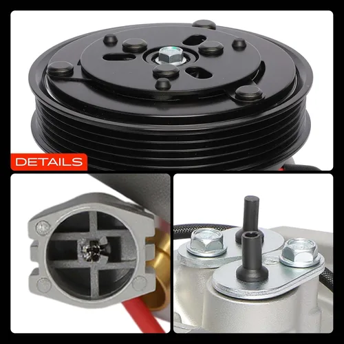 Miniatura 10 de A-Premium Compresor de aire acondicionado con embrague compatible con Mazda 3 2.0L 2010-2013, 3 Sport 2.0L 2010-2013, con compresor HCC-HS18N, 5