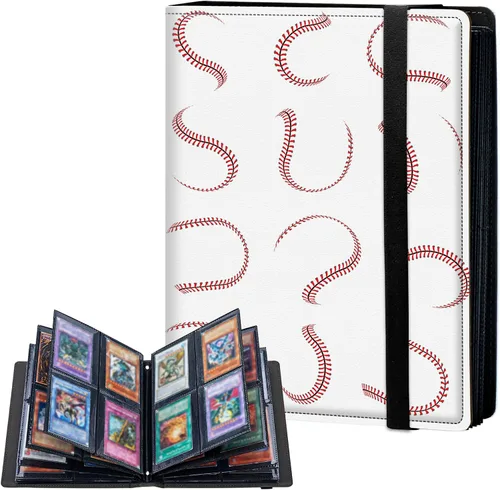 Miniatura 12 de Carpeta de tarjetas de 4 bolsillos con capacidad para 160 tarjetas, carpeta de álbum de coleccionista de libros de tarjetas para Yugioh, MTG, TCG