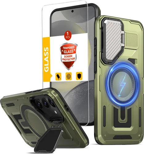 Miniatura 129 de Funda magnética para Google Pixel 9A compatible con cargador inalámbrico MagSafe, para Pixel 9A, funda de teléfono integrada de 360 °, con 2