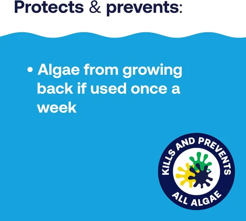 Miniatura 5 de HTH 67084 Pool Care Algae Guard Advanced, Eliminador de todas las algas para piscinas - Acción rápida, destruye y previene las algas verdes, negras