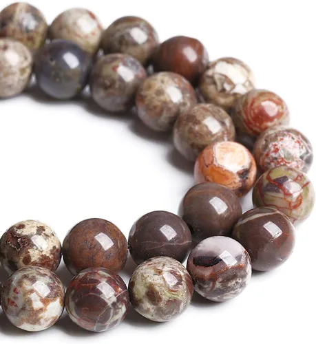 Miniatura 94 de 100 cuentas redondas sueltas de hematita negra de grado AAA para hacer joyas y pulseras