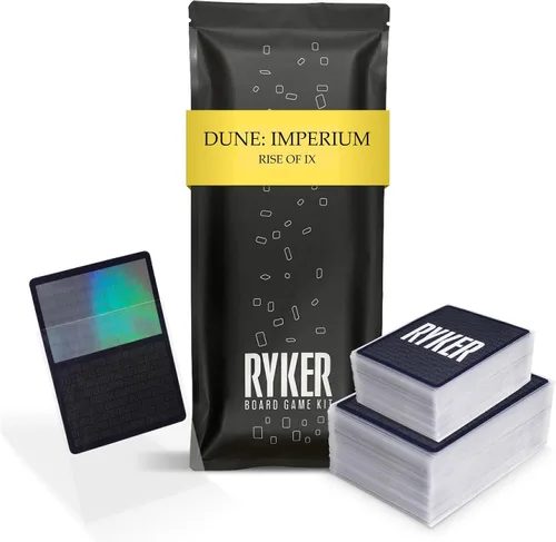 Miniatura 7 de Ryker Compatible con Dune: Imperium Card Sleeve Kit Fundas para cartas de juego de mesa (transparentes)