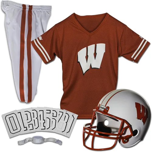 Miniatura 12 de Franklin Sports NCAA - Conjunto de uniforme de fútbol americano para niños, camiseta de fútbol universitario, casco + pantalones para niños y niñas