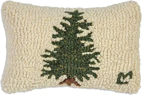 Miniatura 10 de Chandler 4 Corners Almohada Decorativa de Lana con Diseño de Árbol Elegante Tejida a Mano por Artista (18 x 18 pulgadas) Almohada de Navidad