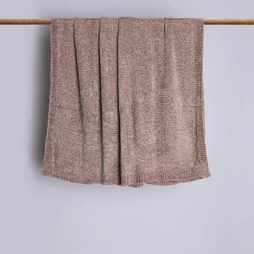 BEST HOME FASHION Manta de felpilla brillante súper suave, cálida y acogedora, para todas las estaciones, sofá y cama, 50 x 60 pulgadas, color rosa