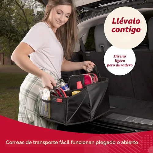Miniatura 7 de Lusso Gear Organizador de Asiento de Automóvil para Asiento Delantero o Trasero - Ideal para Adultos y Niños, Cuenta con 9 Compartimentos
