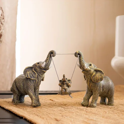 Miniatura 6 de Estatua de elefante para decoración del hogar. Regalos de elefante para mujeres, mamá. Decoración de elefante para sala de estar, oficina