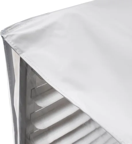 Miniatura 4 de New Star Foodservice 36534 Cubierta para Estante de Bandejas de Horno/Bandejas de Pan de Grado Comercial, Plástico, 10 Niveles, 28" L x 23" A x 33