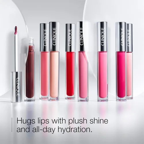 Miniatura 3 de Clinique Pop Plush Creamy Lip Gloss With Hyaluronic Acid + Blend of Avocado, Aloe + Shea Butter Hydrating + High Shine AA Airkiss Pop