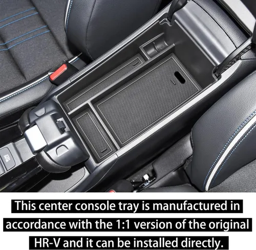 Miniatura 3 de RUNROAD Bandeja organizadora de consola central compatible con Honda HR-V 2023 2024 2025 2026 Accesorios HRV 2023, 2024, 2025 2026, organizador