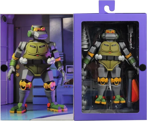 Miniatura 3 de NECA Figura de acción definitiva de 7 pulgadas Teenage Mutant Ninja Turtles de dibujos animados The Mighty Metalhead