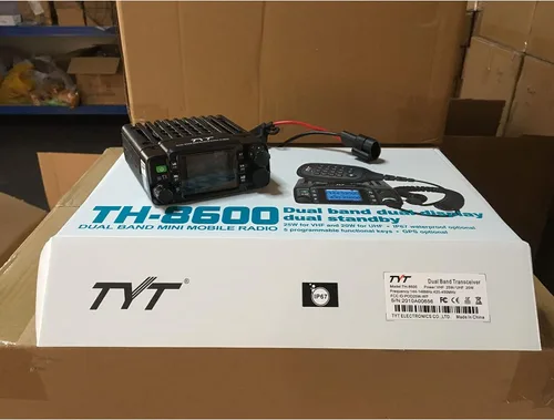 Miniatura 6 de TYT TH-8600 Mini 25 Watt Dual Band Amateur Radio Base W/Magnetic Base Antenna, IP67 Waterproof Radio VHF: 144-148mhz (2m) UHF:420-450mhz (70cm) Car