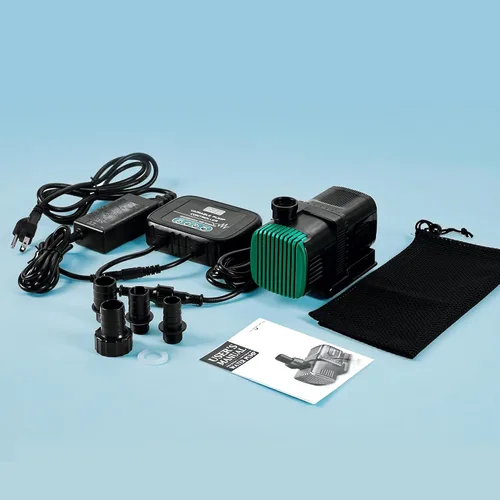Miniatura 8 de Luckerain Bomba de acuario ultra silenciosa ajustable de 12 velocidades 22 W 800 GPH Bomba de retorno con controlador Sumergible Externo Anfibio