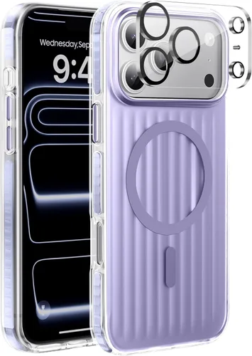 Miniatura 142 de Funda para iPhone 17 Pro Max con protector de lente de cámara [protección de grado militar de 10 pies] compatible con MagSafe a prueba de golpes