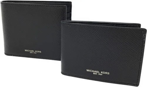 Miniatura 2 de Michael Kors Billetera Harrison para hombre con cartera de pasaporte, no incluye caja, Negro -, Cartera plegable