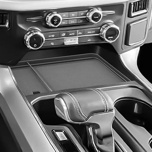 Miniatura 9 de SHAOHAO para Ford Maverick 2024 2025 Organizador de Consola Central, Compatible con Accesorios Ford Maverick 2022 2023 2024 2025 XL, XLT, Lariat