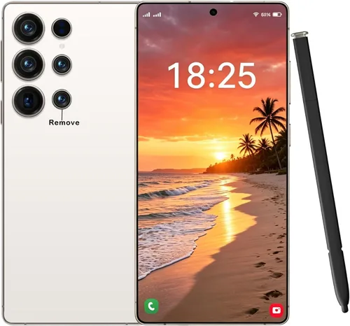 Teléfonos desbloqueados 5G, HD de 6.9 pulgadas, batería de 8000 mAh, 8+256 GB, teléfono inteligente Android 15.0, cámara de 72+108 MP, lápiz óptico