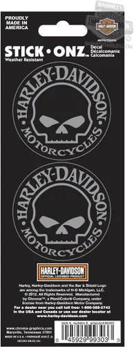 Miniatura 2 de Calcomanías de calavera Harley Davidson Willie G