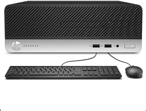 HP ProDesk 400 G5 SFF Computadora de escritorio empresarial de alto rendimiento, Intel Six Core i5-8500 hasta 4.1GHz, 16G DDR4, 256G SSD, WiFi, BT,