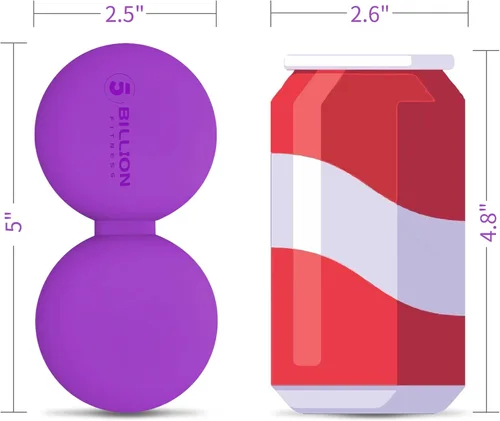 Miniatura 5 de 5BILLION FITNESS Pelota de Masaje de Maní, Doble Pelota de Lacrosse y Pelota de Masaje de Movilidad para Terapia Física, Herramienta de Masaje