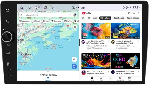 Miniatura 8 de JOYING Radio doble DIN estéreo de 9 pulgadas para automóvil con Apple Carplay y Android auto, Android 13 Unidad principal 4GB+64GB con enlace