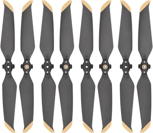Hélices de bajo ruido para D-JI Mavic Air 2/AIR 2S 7238 Props Blade plegable liberación rápida cinta mágica correas accesorio (color : 4 pares 4