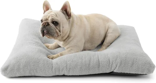 Miniatura 11 de Bedsure - Cama XXL lavable para perros para jaula, almohada gigante de felpa suave para mascotas, cojín para cama de perrera con base Gris