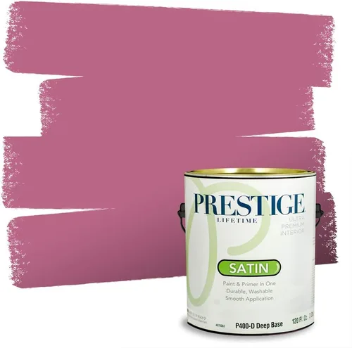 Miniatura 44 de Prestige Paints - Pintura exterior e imprimación en uno, 1 galón, plano, E500-P-A011GP