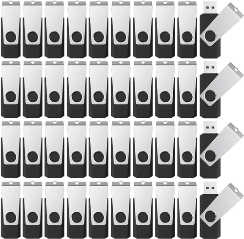 Miniatura 14 de KEXIN Unidad flash de 128 GB, paquete de 5 unidades USB 2.0 USB 2.0, memoria USB, color negro
