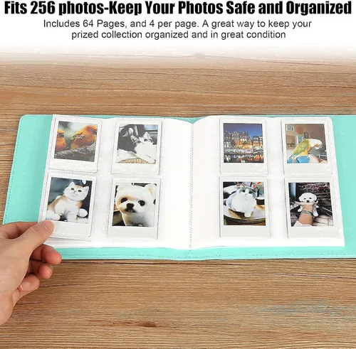 Miniatura 8 de Álbum de fotos de 256 bolsillos para Fujifilm Instax Mini LiPlay 11, 90, 70, 50S, 26, 25, 9, 8S, 8, 7S, cámara instantánea/mini impresora Link
