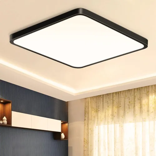 Miniatura 13 de inShareplus Lámpara LED de techo empotrada, 9 pulgadas, 18 W, 5000 K, luz blanca diurna, 1800 lm, cuadrada, súper brillante, lámpara de techo, IP