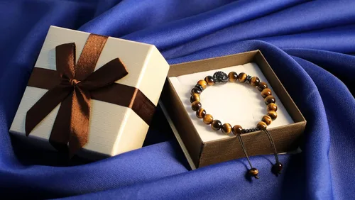 Miniatura 6 de COAI Pulsera de león con cuentas de piedra para hombres y mujeres, Piedra
