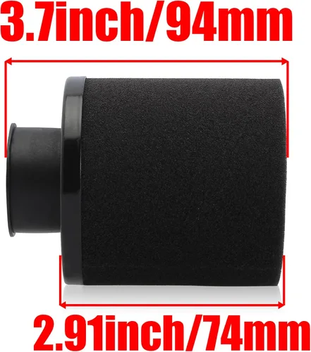 Miniatura 3 de Filtro de 1.1 pulgadas y 1.102 in para 50 cc - 90 cc 110 cc 125 cc 150 cc GY6 motor motocicleta ATV Quad Scooter Go Kart Mini Moto Pocket Pit Dirt