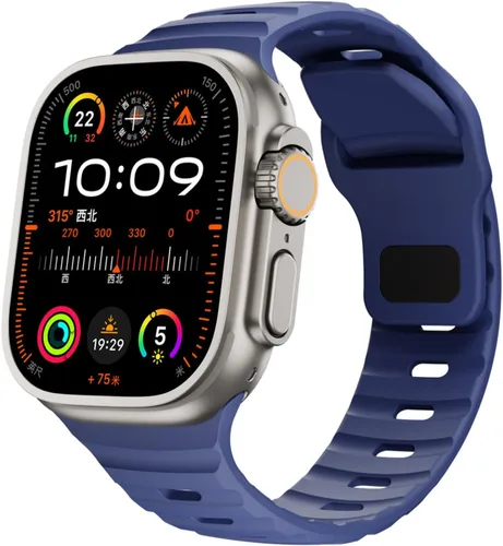 Miniatura 14 de Correas de silicona deportivas compatibles con Apple Watch Band de 1.929 in, 1.811 in, 1.772 in, 1.732 in, 1.654 in, 1.614 in, 1.575 in, 1.496 in