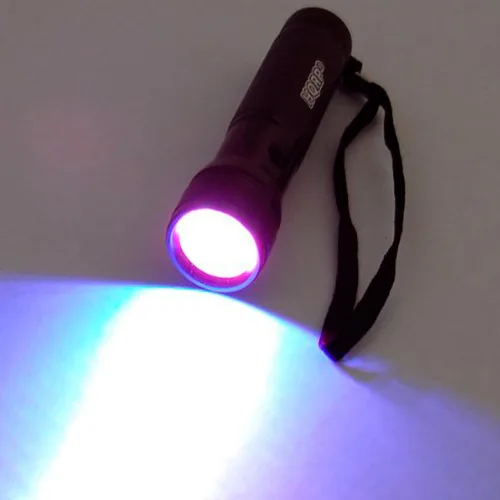 Miniatura 8 de HQRP 365 nM linterna/luz negra para la inspección de vidrio, falsificación del arte/pruebas de reparación, inspección antigua, detección de tintas
