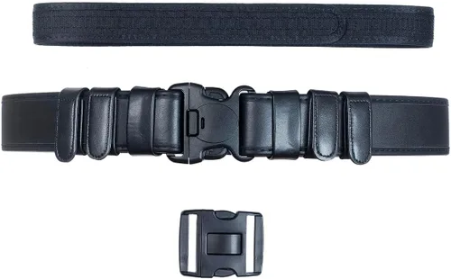 Miniatura 3 de Cinturón de servicio para la aplicación de la ley Utilidad de seguridad Policía Militar 2.25 "Tactical Patrol Belt Set