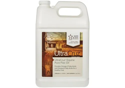 Miniatura 2 de UltraCruz® Aceite de lino puro equino, 1 galón