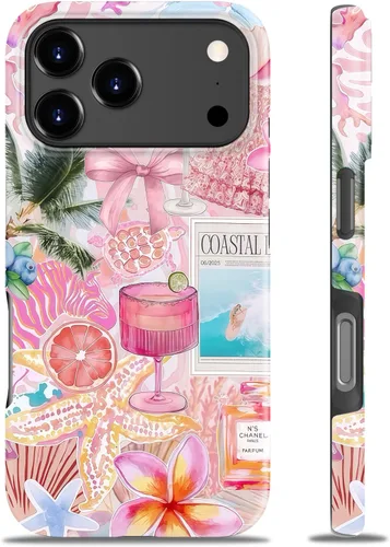 Miniatura 50 de Goodon para iPhone 17 Pro, Funda Estética de Gato Negro y Niña Naranja, Compatible con Magsafe, Funda Protectora Retro Única y Moderna de Silicona
